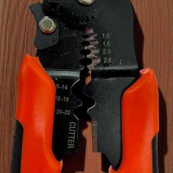 Gambar produk OBUN Tang Pemotong Kawat Listrik Multifungsi Wire Cutter Crimp Strip - LJP-6629