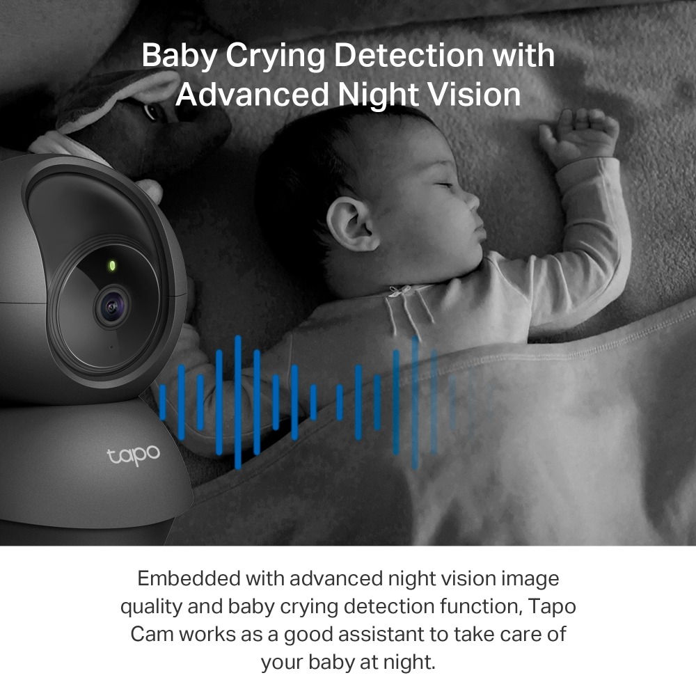 Gambar produk TP-LINK WiFi Camera CCTV Security Cam Pan/Tilt 2 Way Audio 2K - Tapo C211