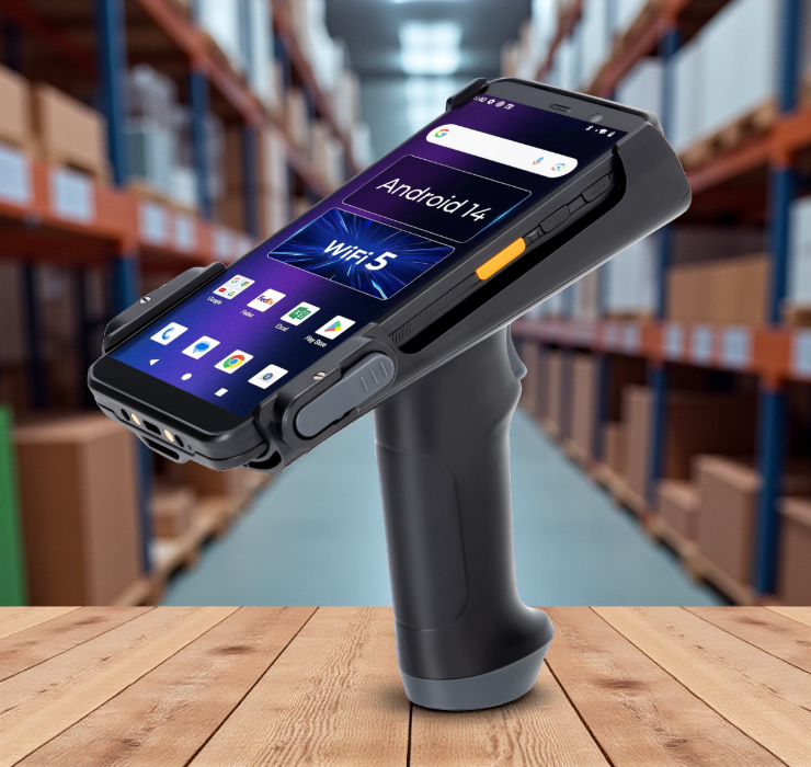 Gambar produk YK&SCAN Handle Smart Barcode Scanner Android For TC60 PDA 6 Inch - YK1