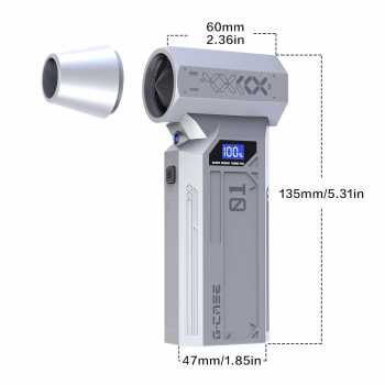 Gambar produk Isfriday Air Duster Blower Mini Turbo Jet Fan 120000RPM 5200mAh 150W - Z1
