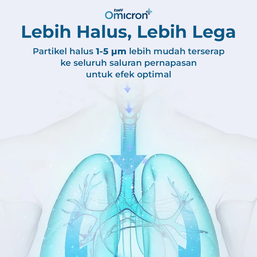 Gambar produk TaffOmicron Alat Terapi Pernapasan Compressor Nebulizer Inhaler - JSL-W310