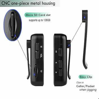 Gambar produk LOSHITOO MP3 Digital Audio Player Walkman MP4 Bluetooth 5.0 1.77 Inch - MP3-A7
