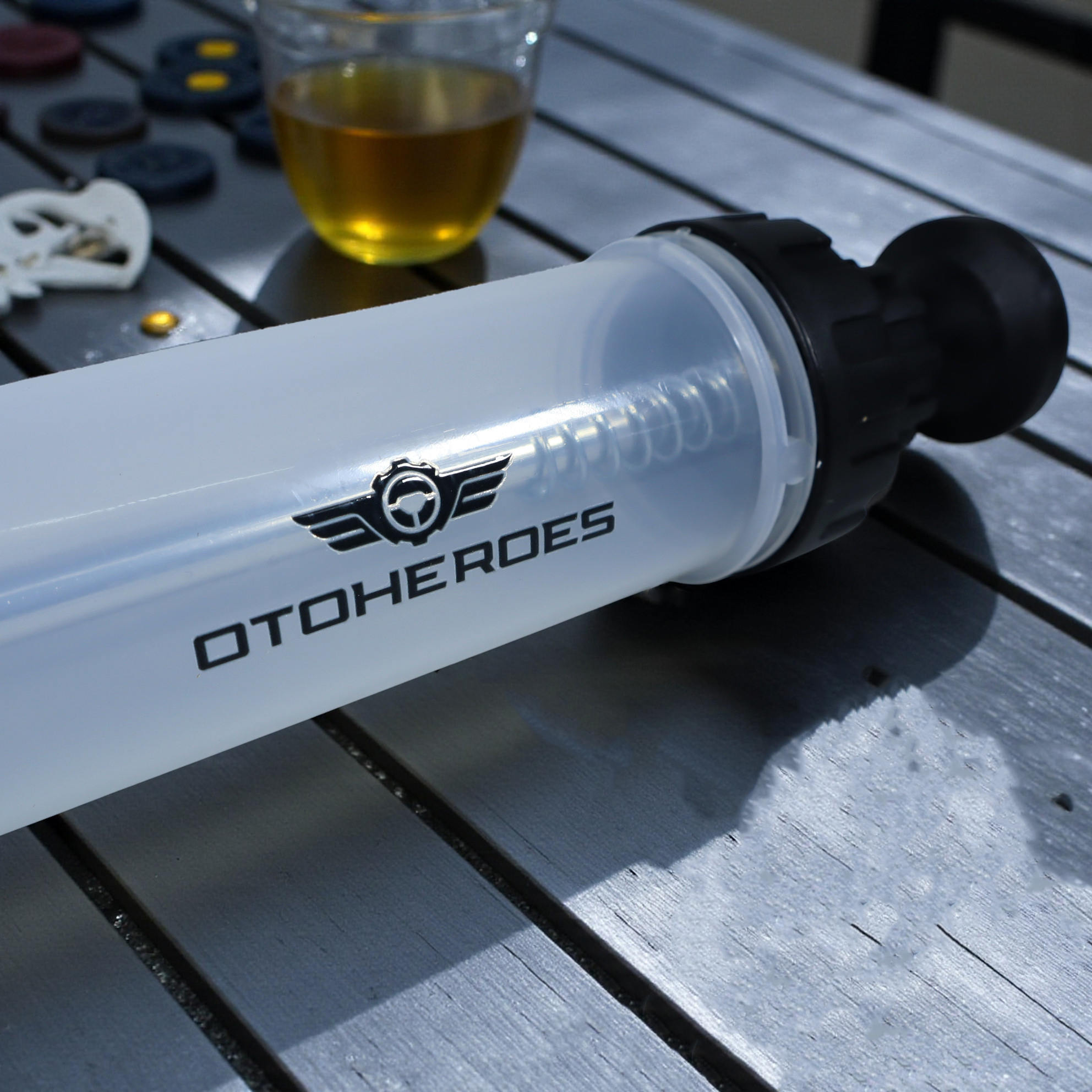 Gambar produk OTOHEROES Pompa Transfer Oil Extractor Syringe 500ml - NC01