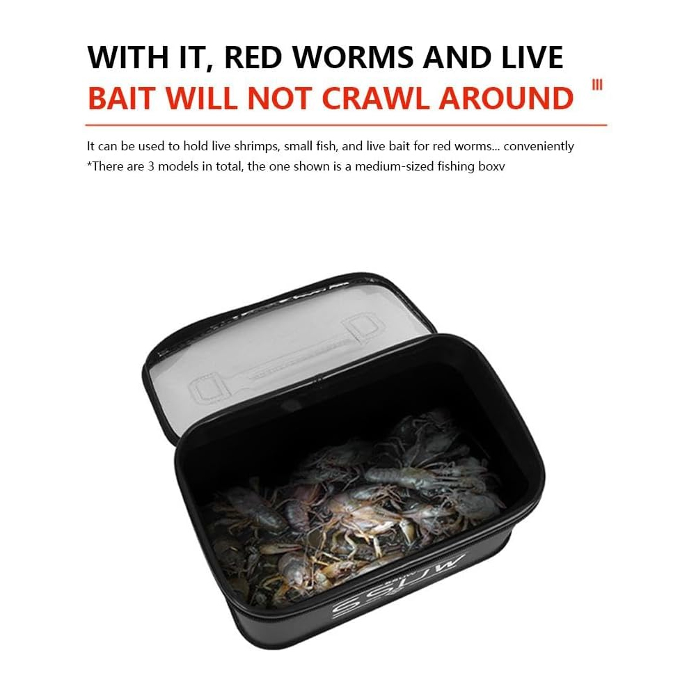 Gambar produk SSUW Kotak Perkakas Pancing Fishing Box Live Bait Storage Waterproof Small - SS-15