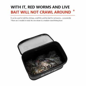 Gambar produk SSUW Kotak Perkakas Pancing Fishing Box Live Bait Storage Waterproof Small - SS-15