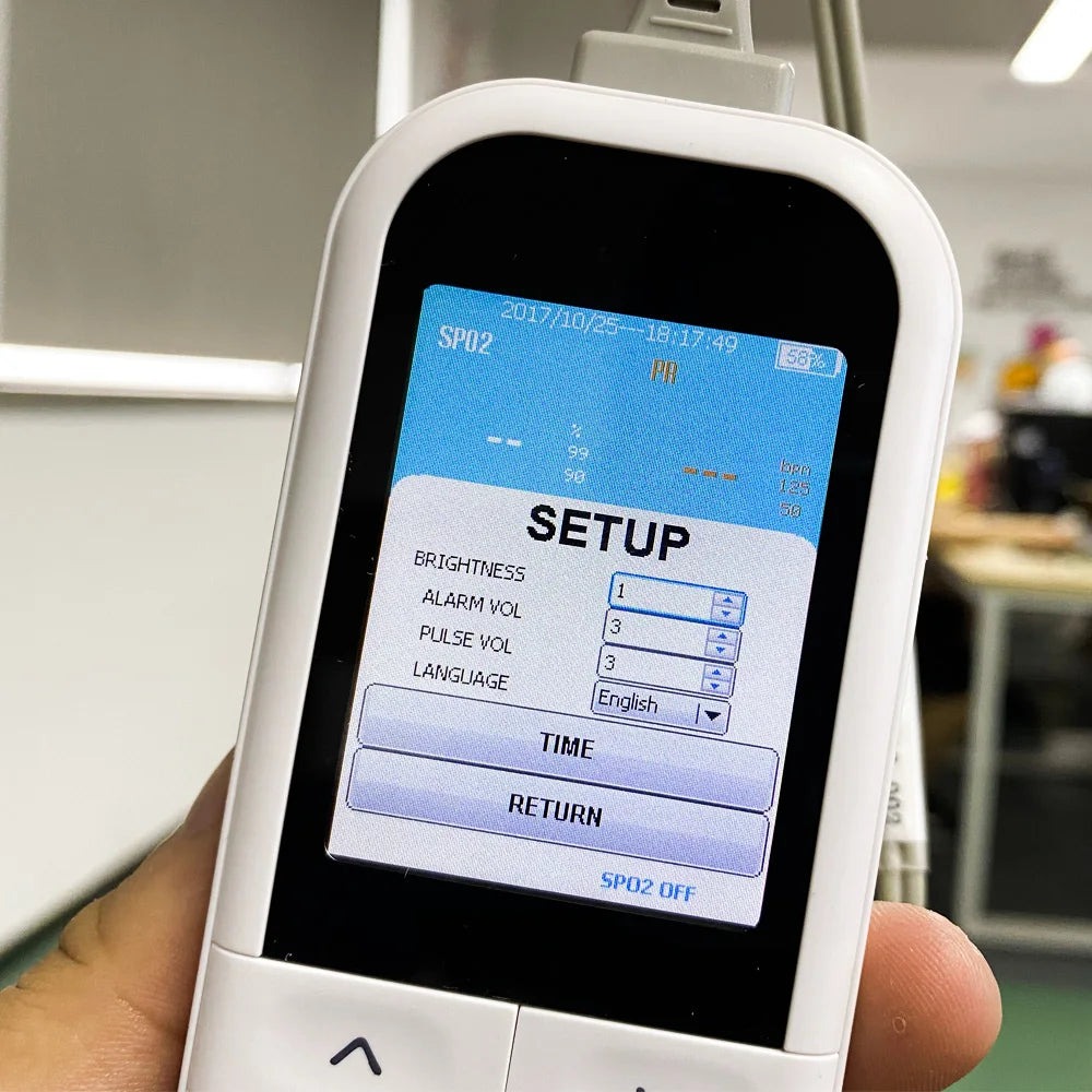 Gambar produk Yonker Handheld Pulse Oximeter Alat Ukur Saturasi Oksigen Darah TFT - YK-820A