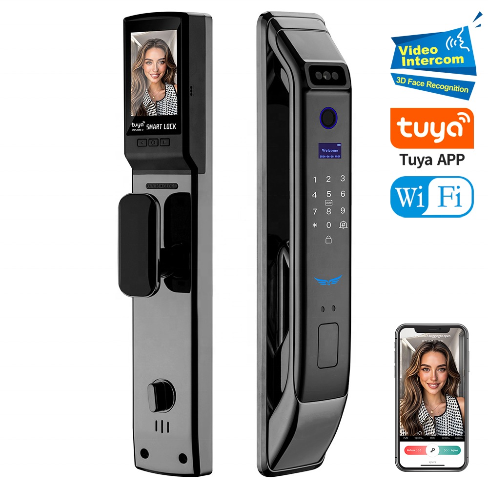 Gambar produk Glomarket Smart Door Lock Fingerprint Face Recognition Password App - SX02