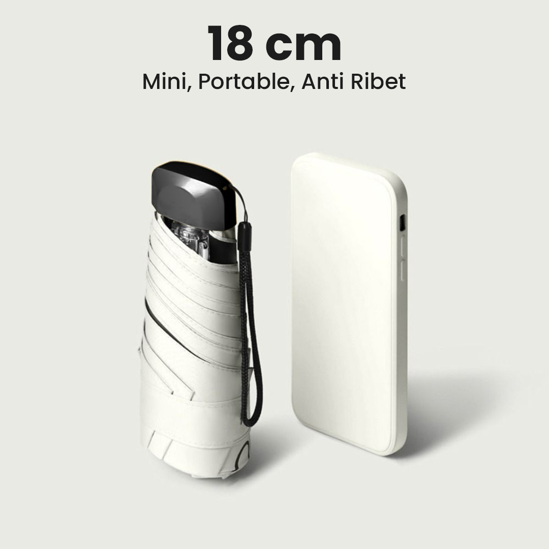 Gambar produk MUCAI Payung Lipat Kecil Portable Anti UV Waterproof UPF 50+ - 190T