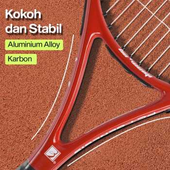 Gambar produk BO WEIQI Raket Tenis Carbon Aluminium Alloy 100sq 16x20 280g - B-280