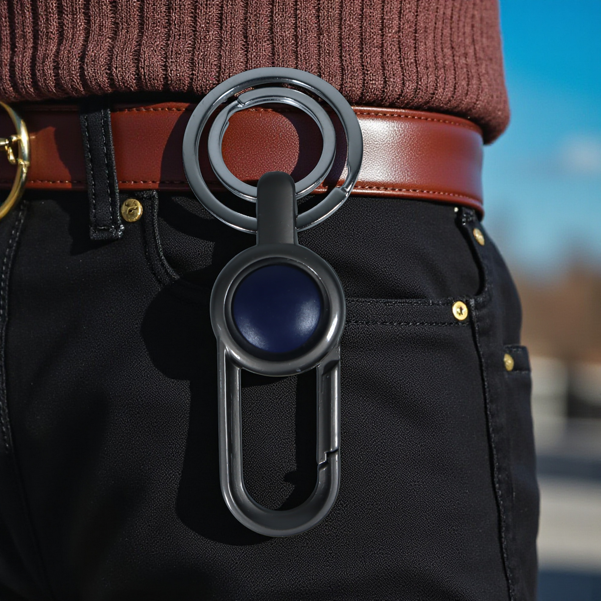 Gambar produk JOBON Gantungan Kunci Karabiner Carabiner Keychain Zinc Alloy - J36