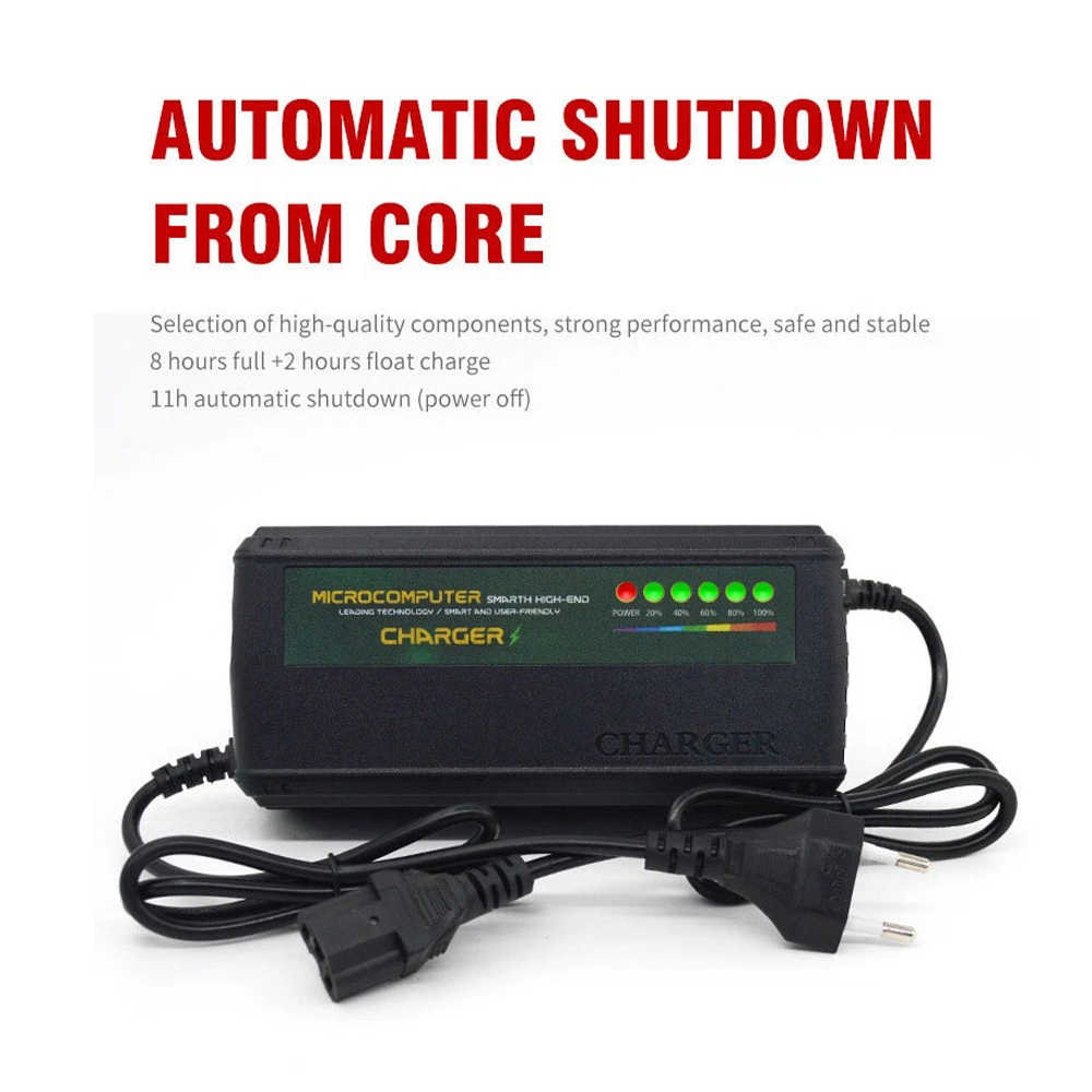 Gambar produk JHOPASS Charger Aki Sepeda Listrik Smart Battery Charger Portable 60V 20Ah - JH-20