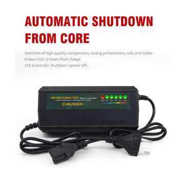Gambar produk JHOPASS Charger Aki Sepeda Listrik Smart Battery Charger Portable 60V 20Ah - JH-20