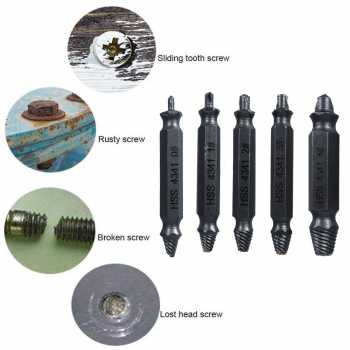 Gambar produk DIZAINLIFE Set Mata Bor Extractor Broken Screw Remover 5 PCS - TL105