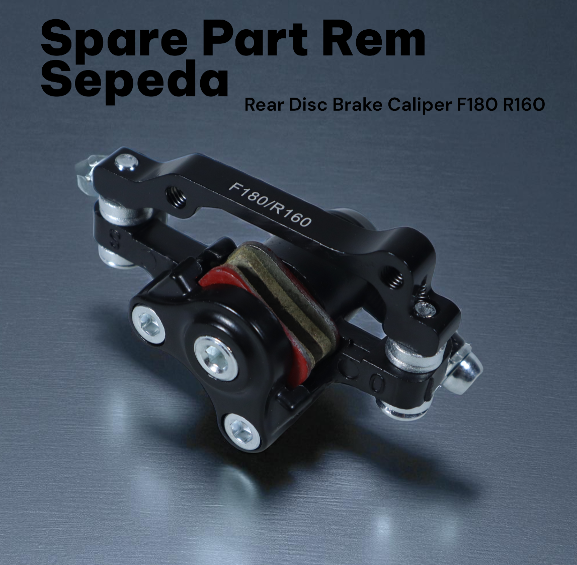 BOLIDS Spare Part Rem Sepeda Rear Disc Brake Caliper F180 R160 - BB8 Gambar produk BOLIDS Spare Part Rem Sepeda Rear Disc Brake Caliper F180 R160 - BB8