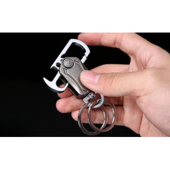 Gambar produk CHROMSTICA Gantungan Kunci Karabiner Keychain Clip Hooks Quickdraw 360 - 1018