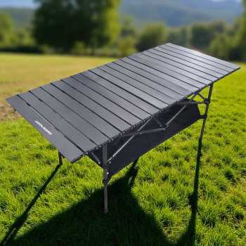 Gambar produk TaffSPORT Meja Lipat Outdoor Camping Folding Picnic Table 118x55x50cm - TX120