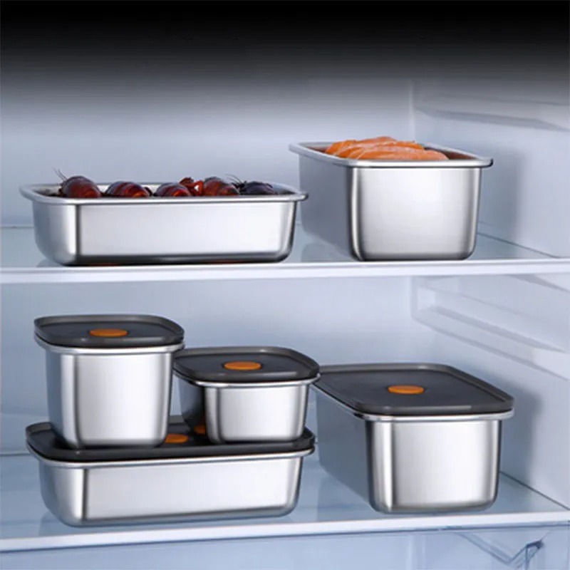 Gambar produk TaffHOME Kotak Makan Lunch Box Multifunction Stainless Steel 304 2300ml - AC-21