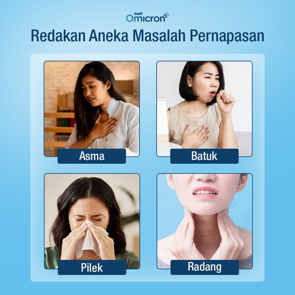 TaffOmicron Alat Terapi Pernapasan Mesh Nebulizer Portable Inhaler - JSL-W301 Gambar produk TaffOmicron Alat Terapi Pernapasan Mesh Nebulizer Portable Inhaler - JSL-W301