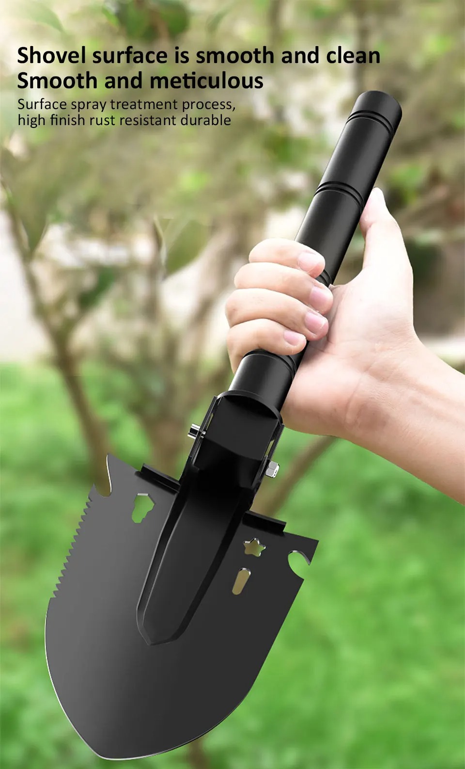 Gambar produk TMCC Sekop Portable Multifungsi Engineer Shovel Stainless Steel 304 - TM-365