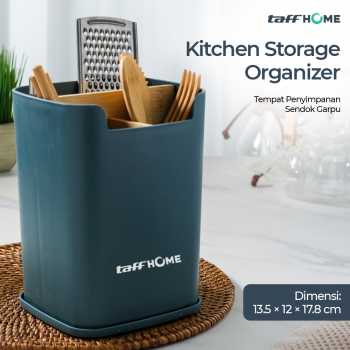 TaffHOME Tempat Penyimpanan Sendok Garpu Kitchen Storage Organizer - H-210