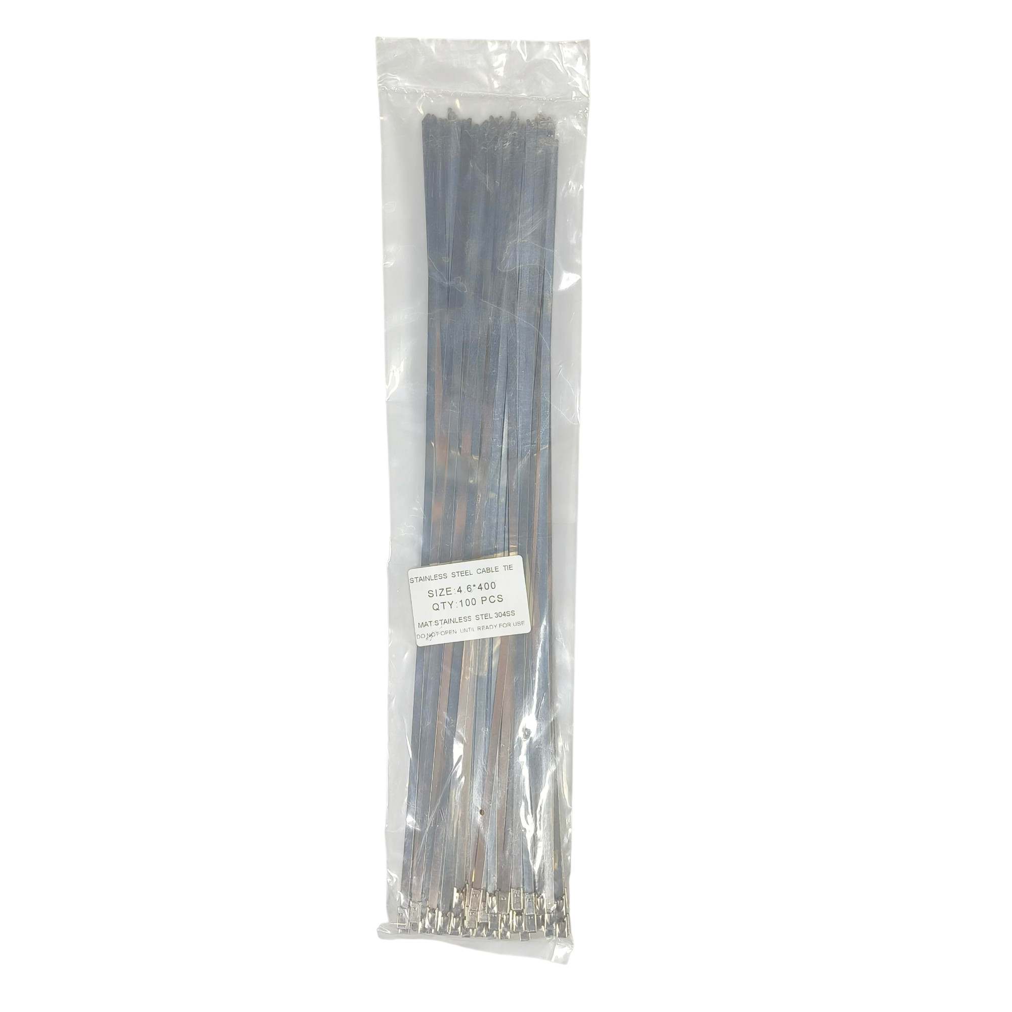 Gambar produk DAYFOR Kabel Ties Stainless Steel 304 Anti Karat Cable Plier 100 PCS 4.6x0.25x400mm - ZDQ2
