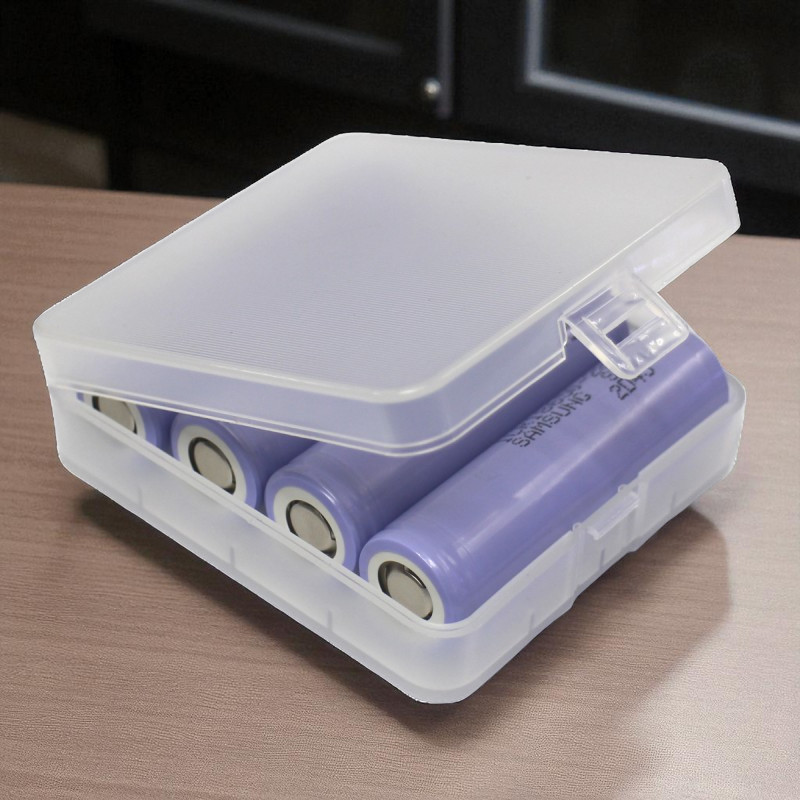 Gambar produk YCDC Casing Baterai Transparan Transparent Battery Case 4x18650/8x16340 - ZC81