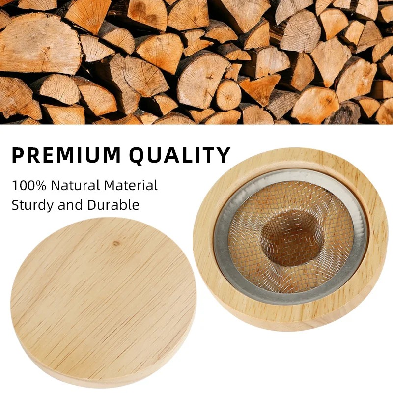 Gambar produk BORUiT Set Alat Pengasap Cocktail Wooden Smoker Kit with 5 Wood Chips - SK-300