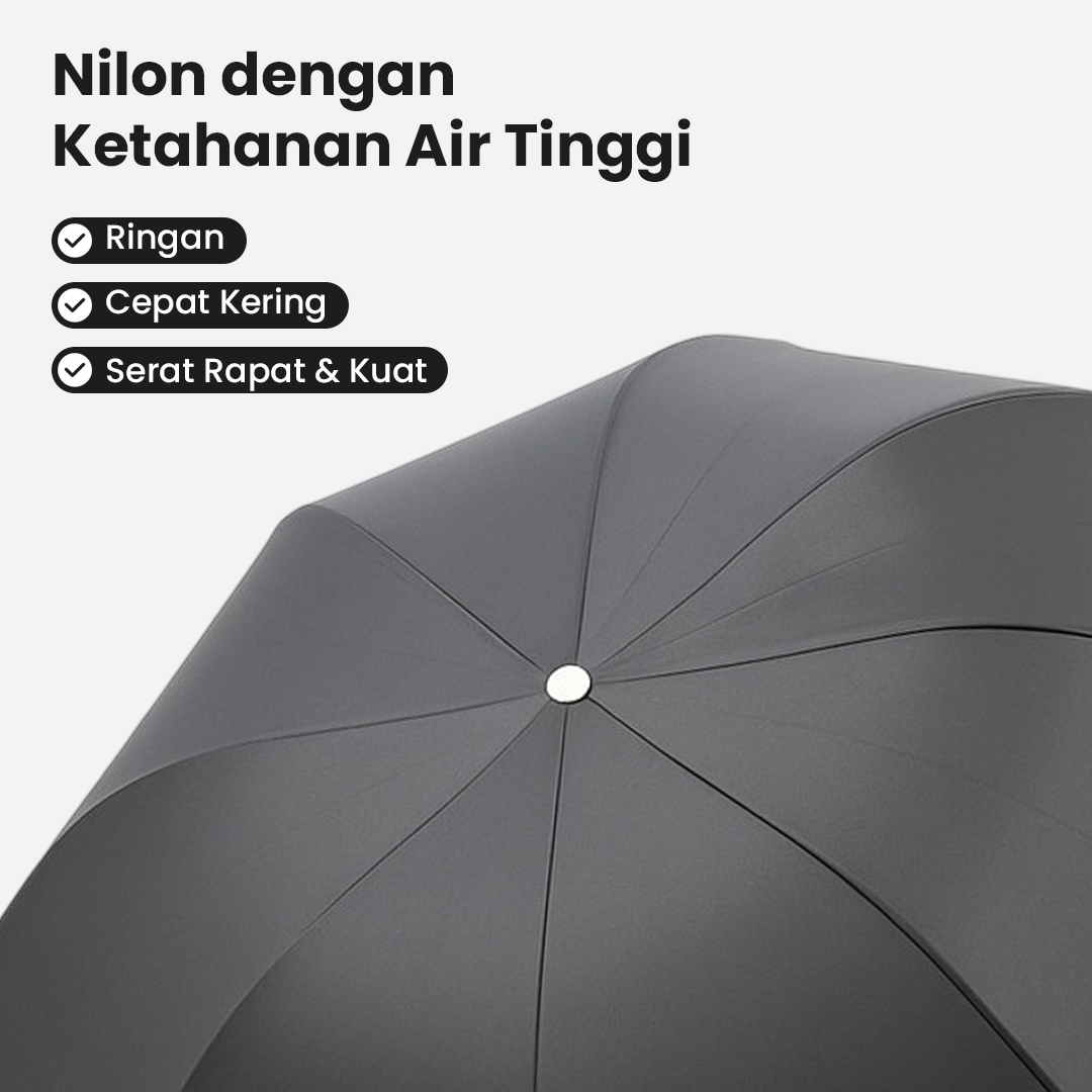 Gambar produk Deco Payung Lipat Buka Tutup Manual Botol Wine Anti UV 8 Bone 97cm - YS06