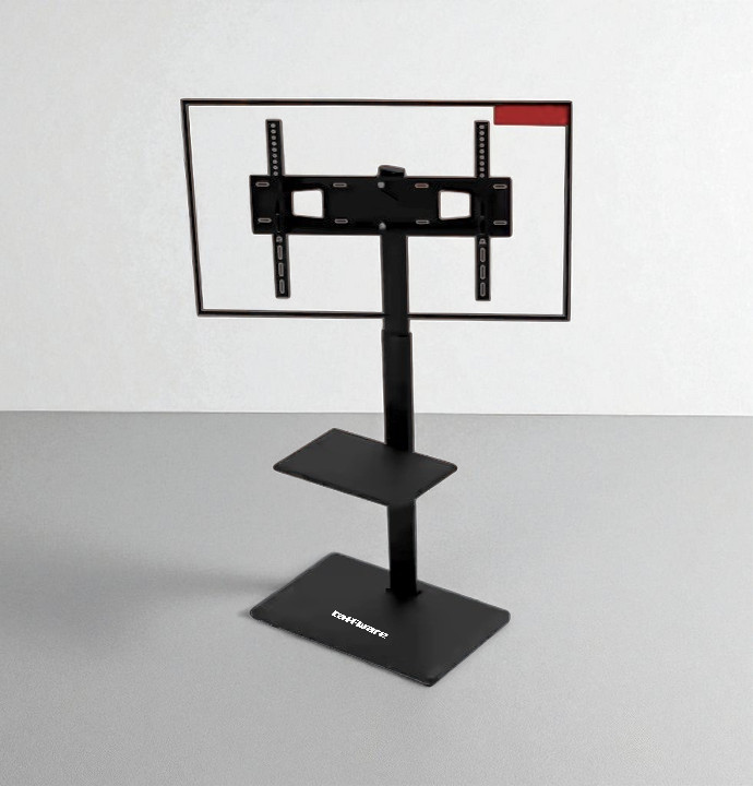 Gambar produk Taffware Bracket TV Floor Stand Wheel VESA 600 x 400 for 32-70 Inch TV - KM-1600B
