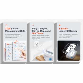Gambar produk Yonker Tensimeter Digital Pengukur Tekanan Darah Dual Power - YK-BPA2