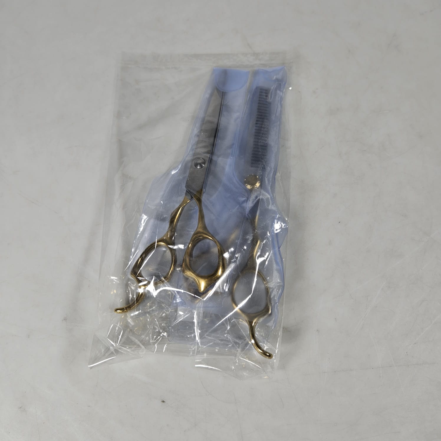 Gambar produk NEPURLson Gunting Rambut Lurus Sasak Stainless Steel 2 PCS - N-46