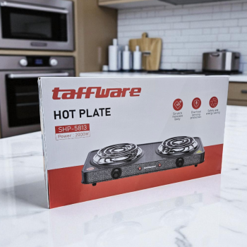 Gambar produk Taffware Kompor Listrik 2 Tungku Portable Coil Hot Plate 2000W - SHP-5813