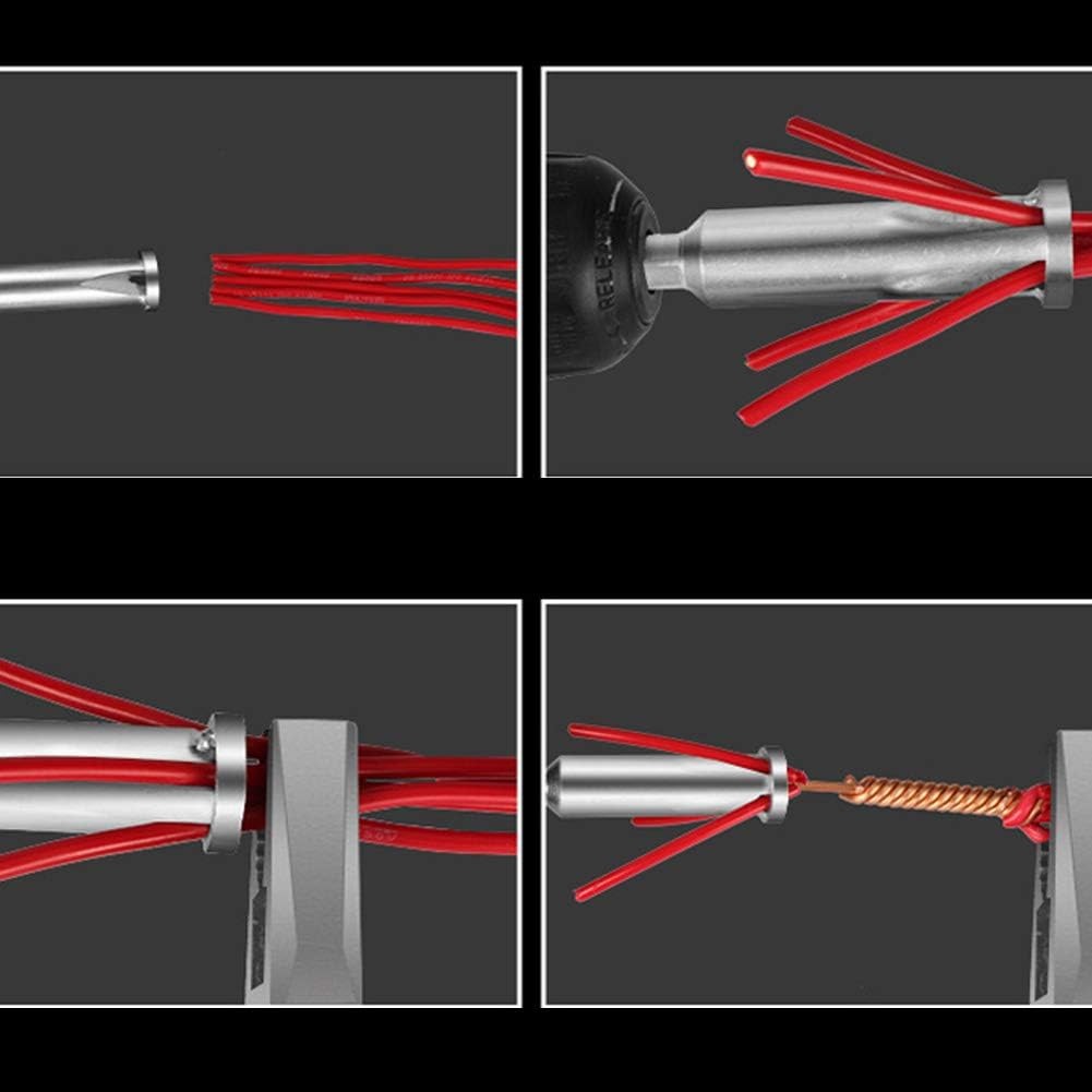 Gambar produk HALOJAJU Mata Bor Wire Twisting Twister Penyambung Kabel 5 Hole - X201