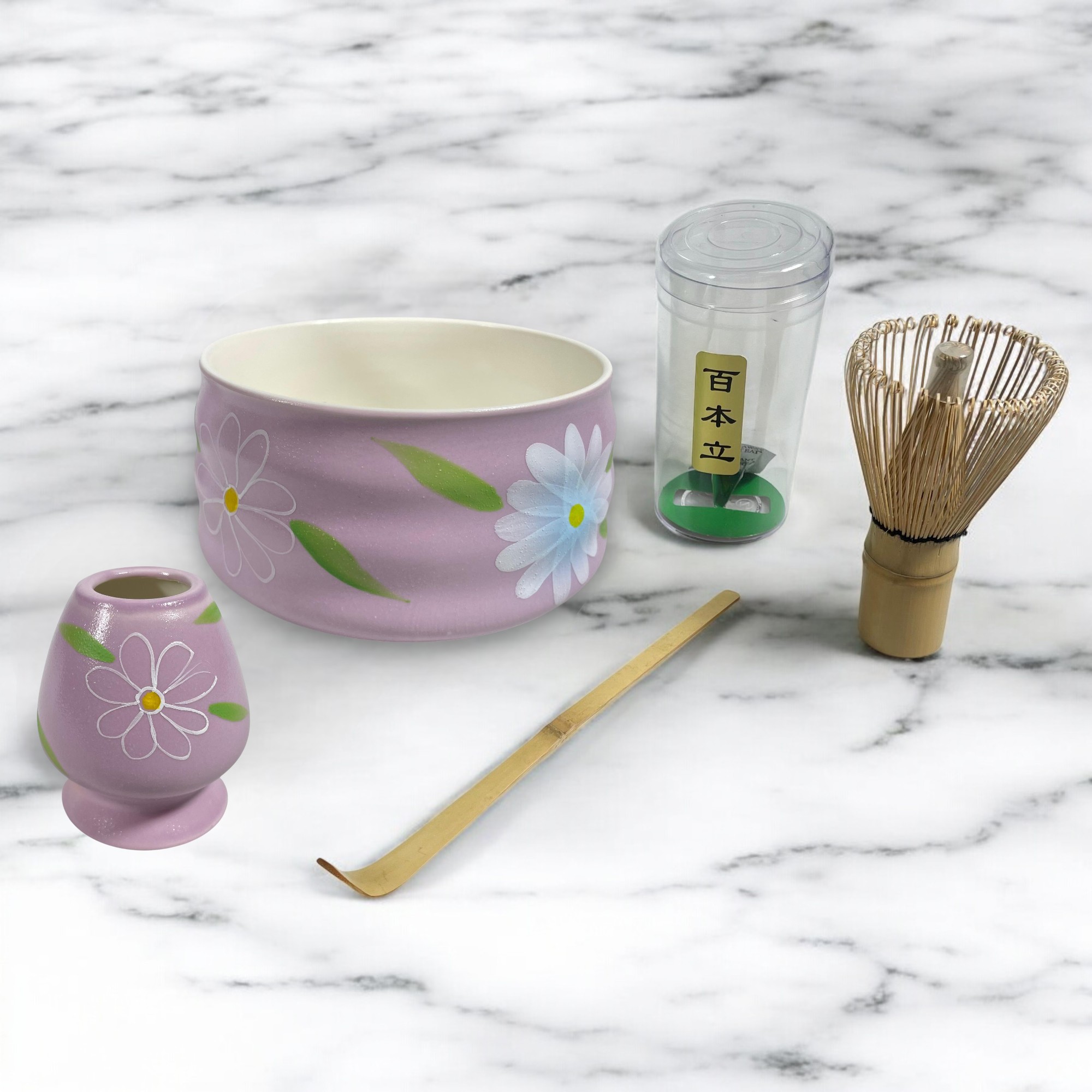 CZSAE Matcha Set Kit Chawan Chasen Stand Chashaku Ceramic 580ml 4 PCS - CZ1 Gambar produk CZSAE Matcha Set Kit Chawan Chasen Stand Chashaku Ceramic 580ml 4 PCS - CZ1