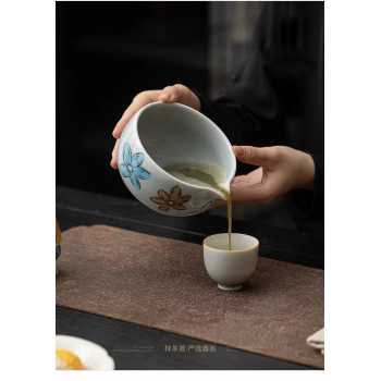 Gambar produk BAKUJIN Mangkuk Matcha Bowl Chawan Single Ceramic 500ml - B-500