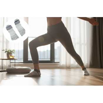 LUOYI Kaos Kaki Ankle Lima Jari Breathable Sock Pria 40-45 - T73001