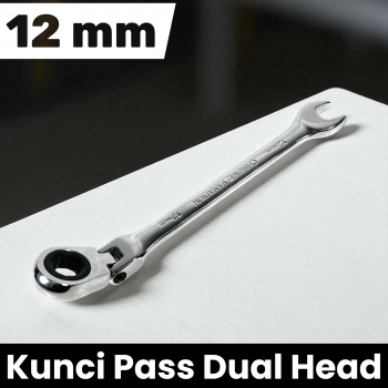 OLOEY Kunci Pas Dual Head Combination Ratchet Wrench Flexible Head - CL6-24