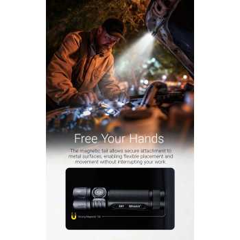 Gambar produk NITECORE Senter LED Flashlight Tactical NiteLab M515S IP68 6000 Lumens - EX7