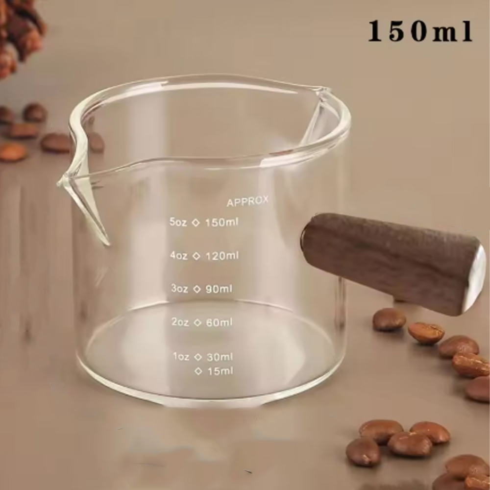 Gambar produk JAJKA Gelas Takar Kopi Espresso Shot Measuring Cup Double Mouth 150ml - JK-150