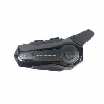 Gambar produk OTOHEROES Intercom Helm Bluetooth Headset 2 Riders Music IPX6 800mAh - X1 Plus