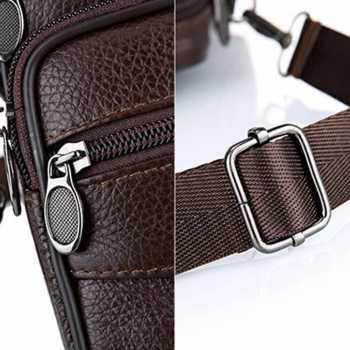 Gambar produk SAKUCI Tas Selempang Pria Kulit PU Leather Shoulder Crossbody Bag - S18
