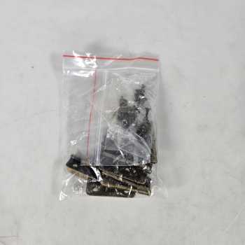 Gambar produk KitTrader Engsel Pintu Lemari Kabinet Door Hinge 4 Hole 21x30mm 10 PCS - KT519