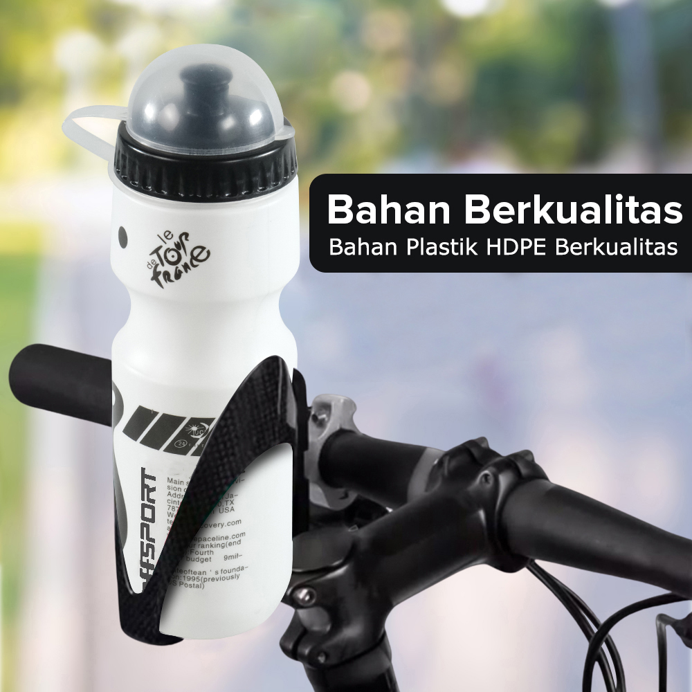 Gambar produk TaffSPORT Discovery Botol Minum Sepeda Olahraga with Dust Cover 650ml - 3026
