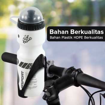 Gambar produk TaffSPORT Discovery Botol Minum Sepeda Olahraga with Dust Cover 650ml - 3026