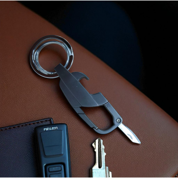 SINNYA Gantungan Kunci Karabiner Keychain Multifunctional Quickdraw - SN-27 Gambar produk SINNYA Gantungan Kunci Karabiner Keychain Multifunctional Quickdraw - SN-27