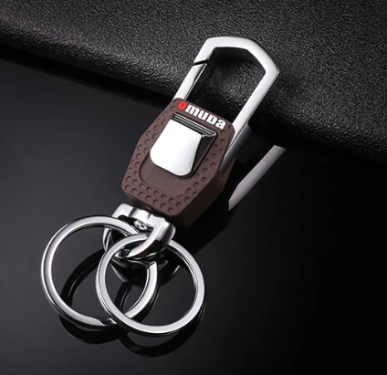 Gambar produk OMUDA Gantungan Kunci Carabiner Keychain Clip Double Ring Zinc Alloy - OM929