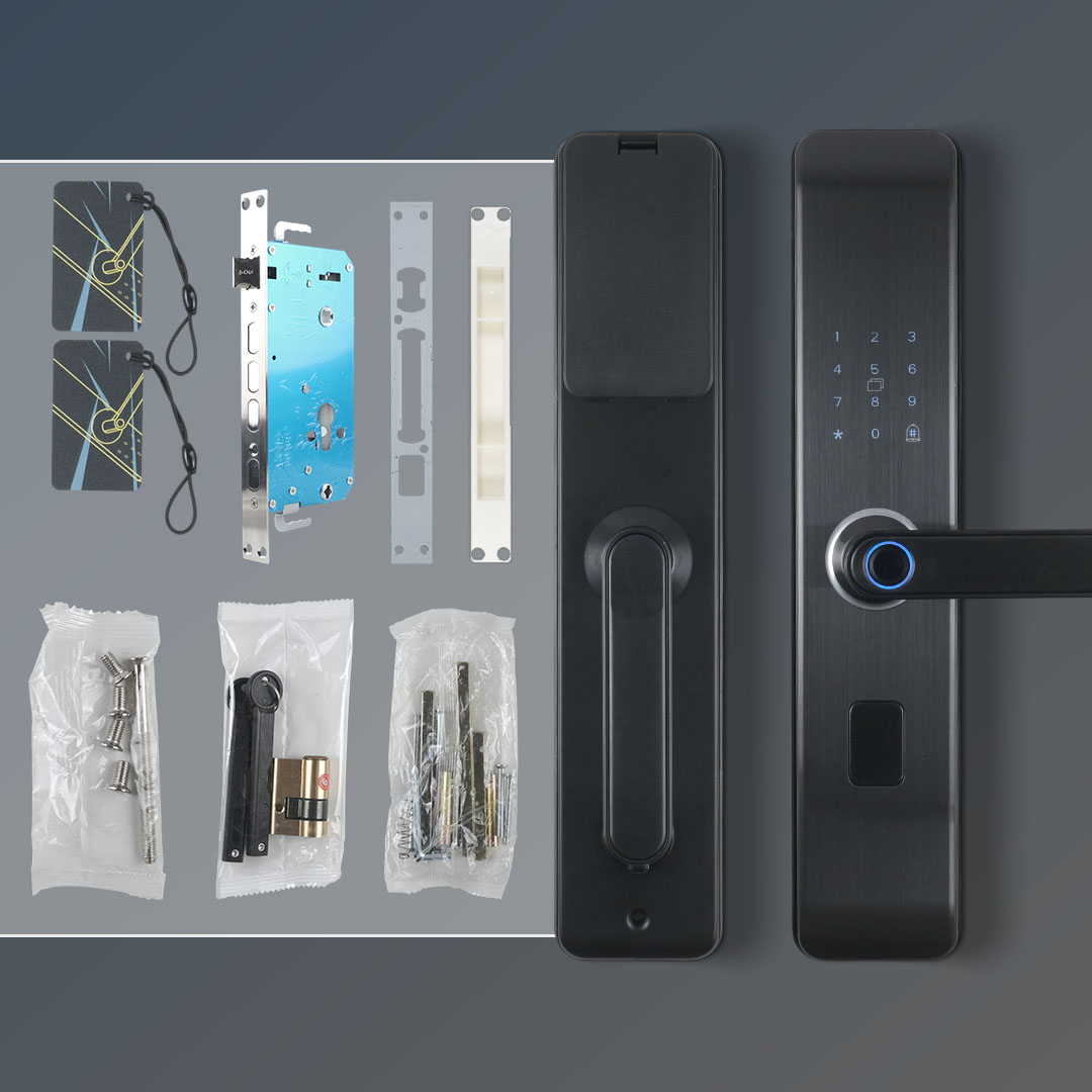 Gambar produk YONGLISHUN Smart Door Lock Fingerprint Password Card Cryptography - MJ3