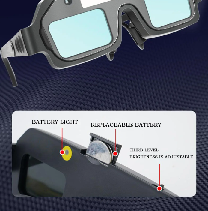 Gambar produk LIOMING Kacamata Las Otomatis Automatic Dimming Welding Glasses - LO4