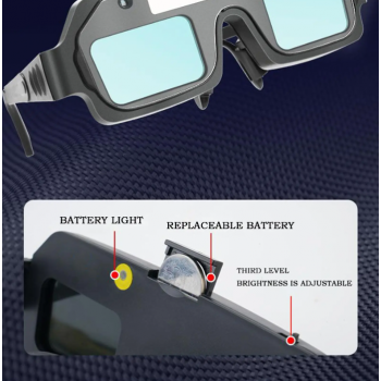 Gambar produk LIOMING Kacamata Las Otomatis Automatic Dimming Welding Glasses - LO4