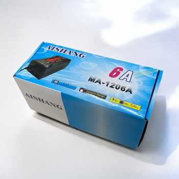 Gambar produk AISHANG Charger Aki Mobil Motor Intelligent Battery Charger 12V 6A - MA-1206A